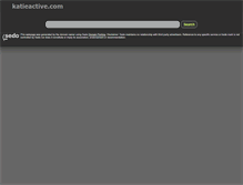 Tablet Screenshot of katieactive.com